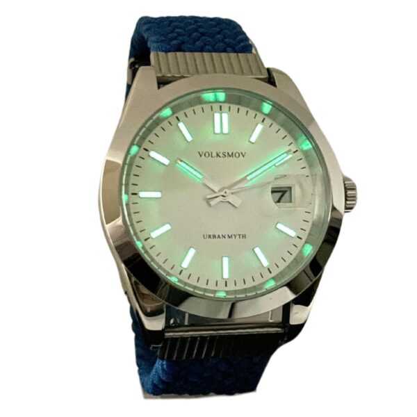 RELOJ AZUL BLUE VOLKSMOV NIGHT VISION - VISION NOCTURNA